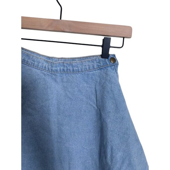 American Apparel Light Wash Denim Circle Skirt - Size XS - Picture 2 of 7